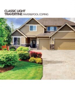 Classic Light Ivory Travertine Driveway